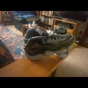 Size 11 1/2 grey and black adidas never worn